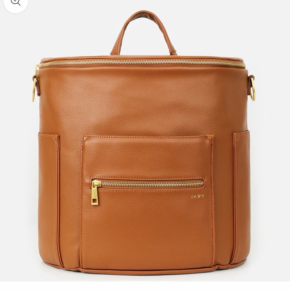 Fawn Design The Original Diaper Bag - Brown Backpack + Accessories